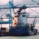 Dublin Port. Ireland's seaport trade value was estimated to be €130bn in 2003. Photo Gillian Mills/Inshore Ireland