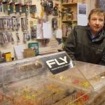 Angling advice in the tackle shop. Photo Brendan Connolly