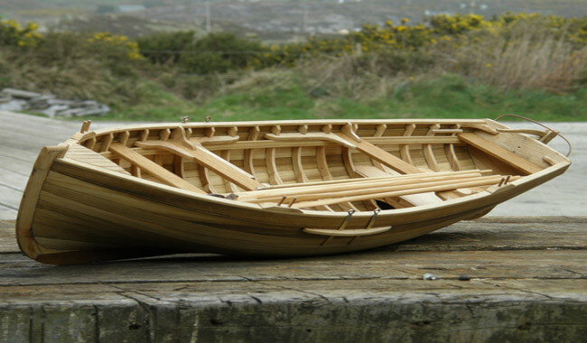 1:10 scale model of Hanorah. Photo Robbie Murphy