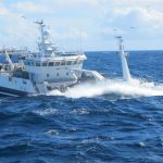 MFV Neptune in a big swell