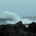 Relentless Atlantic storms that battered Ireland since mid-December were also felt along the east coast for example at Dún Laoghaire. Photo Gillian Mills