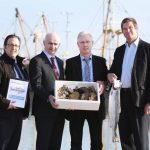 Richie Flynn; IFA Aquaculture; Eddie Downey, IFA President, Jerry Gallagher, IFA Aquaculture Chairman and Jan Feenstra, Irish Salmon Growners' Association