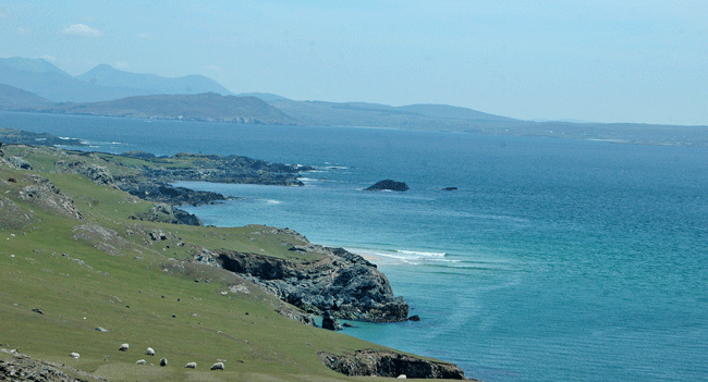 Inisbofin. MSFD came into force in 2008 aims to achieve 'good environmental status' in the waters around Ireland by 2020. Photo Gillian Mills