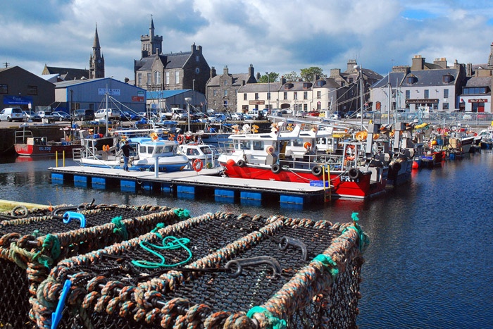 Inshore boats at Fraserbugh Harbour Photo Niall Duffy
