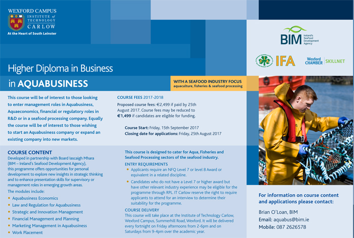 Seafood Business Course