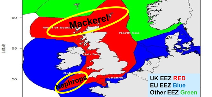 Irish mackerel and prawn fisheries are heavily dependent on access to UK waters