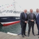Launch of T Burke II inshore mussel boat