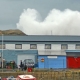 wave overtopping at Bulloch Harbour